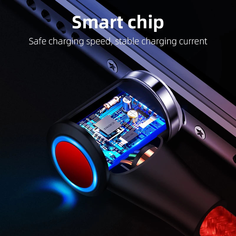 Magnetic USB-C / Micro USB Fast Charging Cable