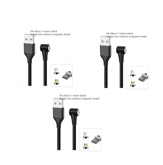 Magnetic USB-C / Micro USB Fast Charging Cable