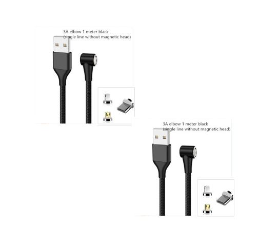 Magnetic USB-C / Micro USB Fast Charging Cable
