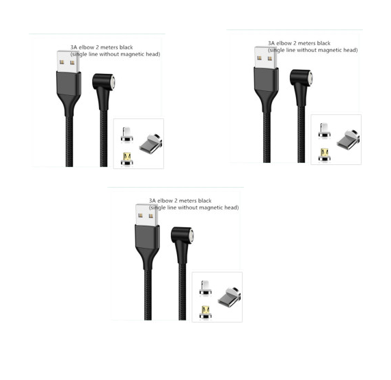 Magnetic USB-C / Micro USB Fast Charging Cable