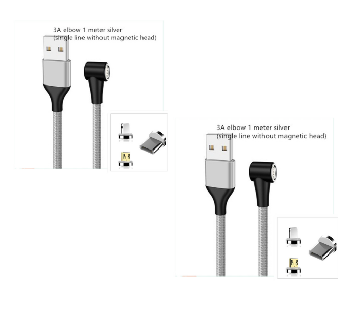 Magnetic USB-C / Micro USB Fast Charging Cable