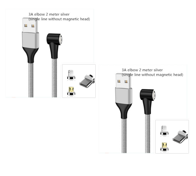 Magnetic USB-C / Micro USB Fast Charging Cable