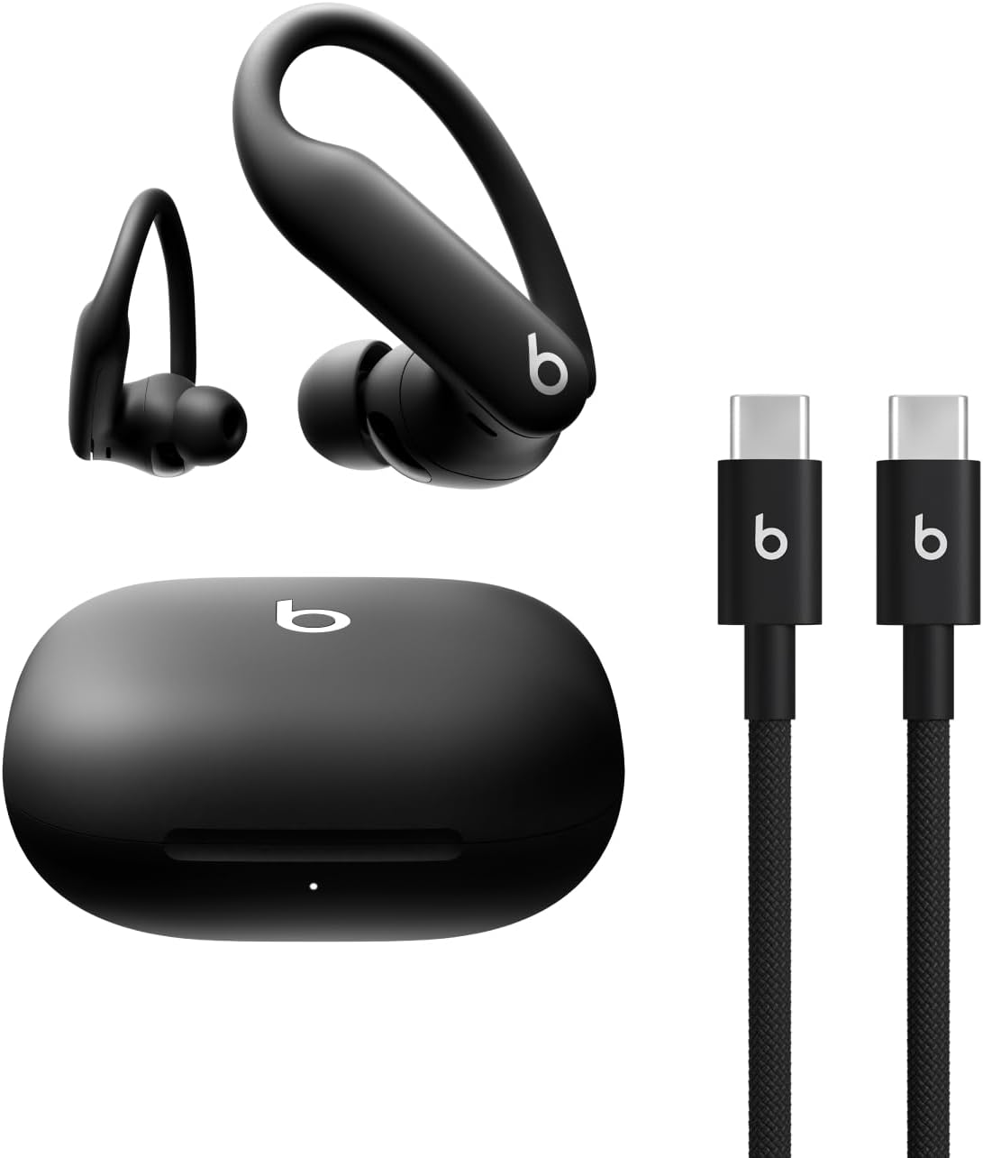 Beats Powerbeats Pro 2 - Wireless Noise Cancelling Workout Earbuds with Secure- Fit Earhooks, Up to 45-Hour Battery with Charging Case, Sweat & Water Resistant, Heart Rate Monitoring - Electric Orange