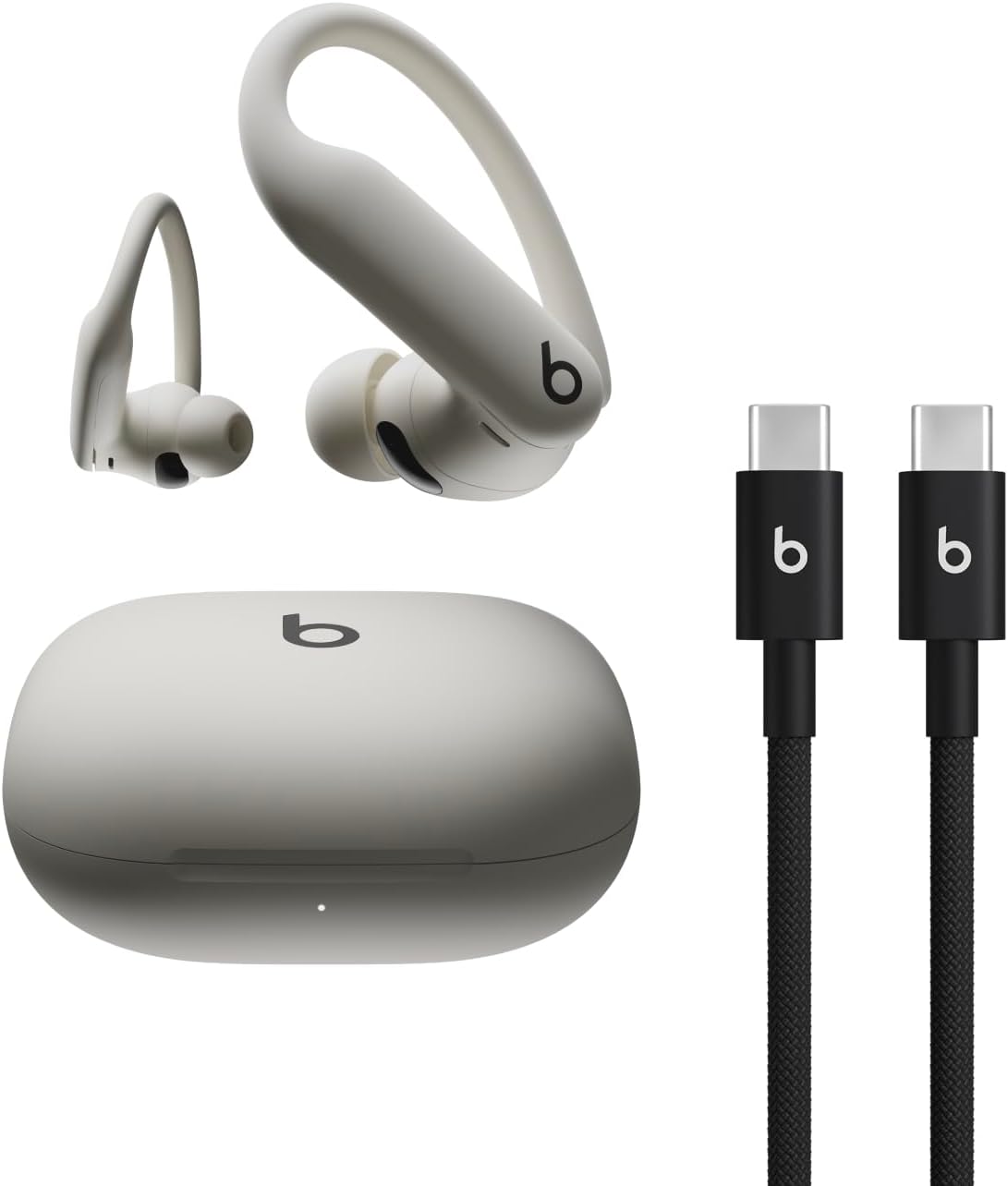 Beats Powerbeats Pro 2 - Wireless Noise Cancelling Workout Earbuds with Secure- Fit Earhooks, Up to 45-Hour Battery with Charging Case, Sweat & Water Resistant, Heart Rate Monitoring - Electric Orange