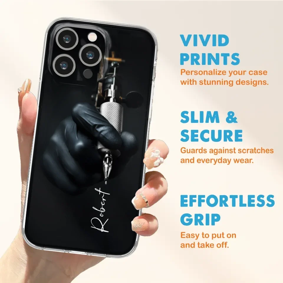 Custom Personalized Tattoo Artist Phone Case - Case For iPhone, Samsung and Xiaomi