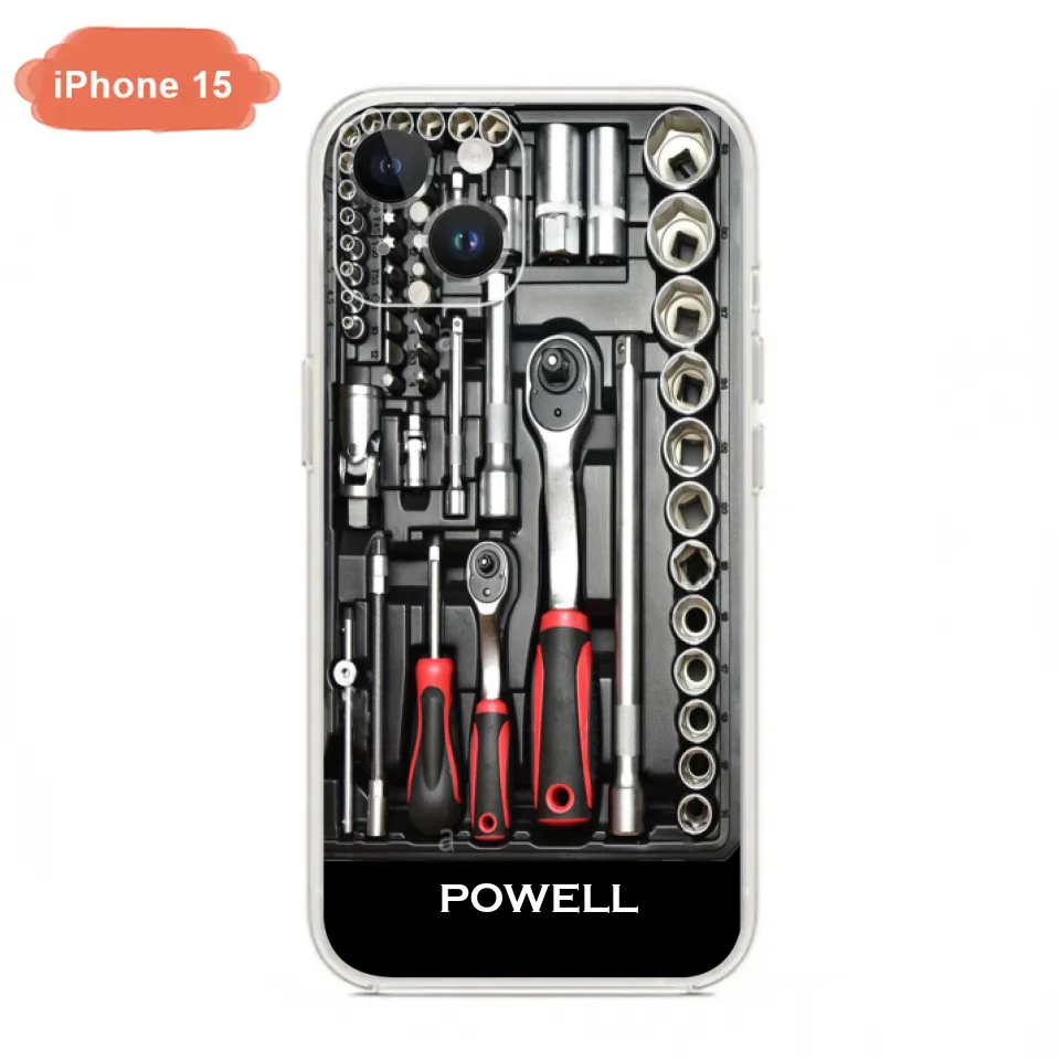 Custom Personalized Mechanic Toolbox Phone Case - Case For iPhone, Samsung And Xiaomi - RCT18X