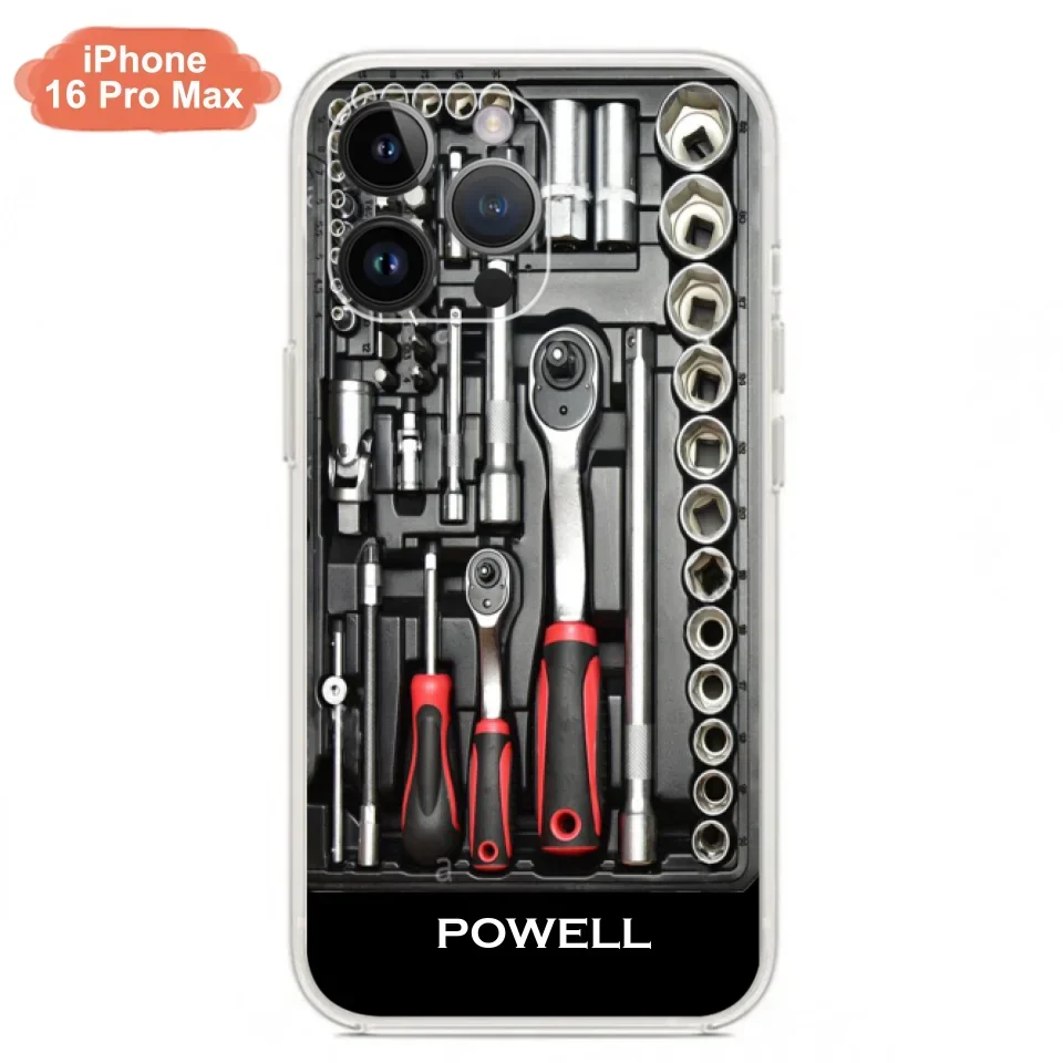 Custom Personalized Mechanic Toolbox Phone Case - Case For iPhone, Samsung And Xiaomi - RCT18X