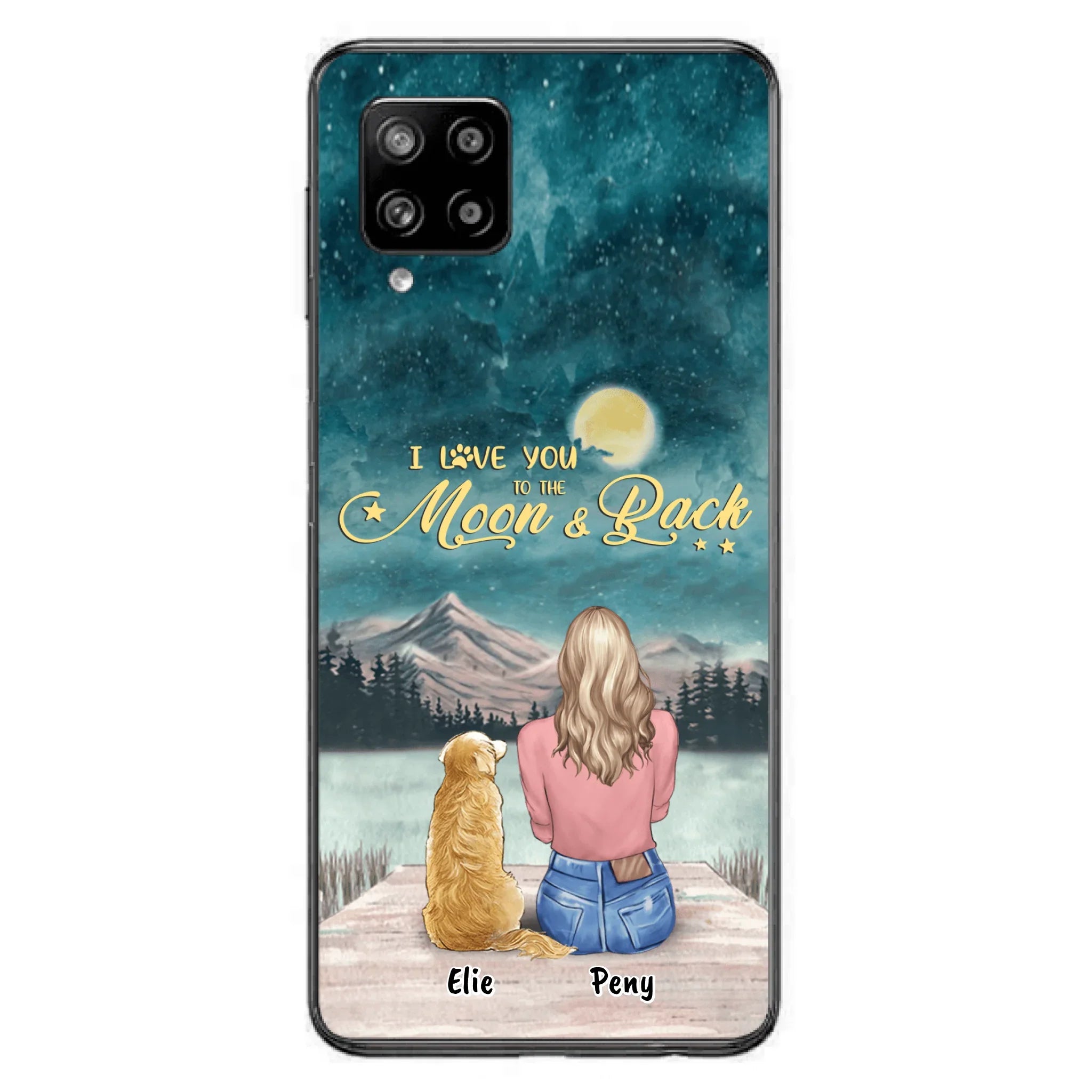 Personalized Pet Mom Phone Case - up to 4 Pets - FD19NO