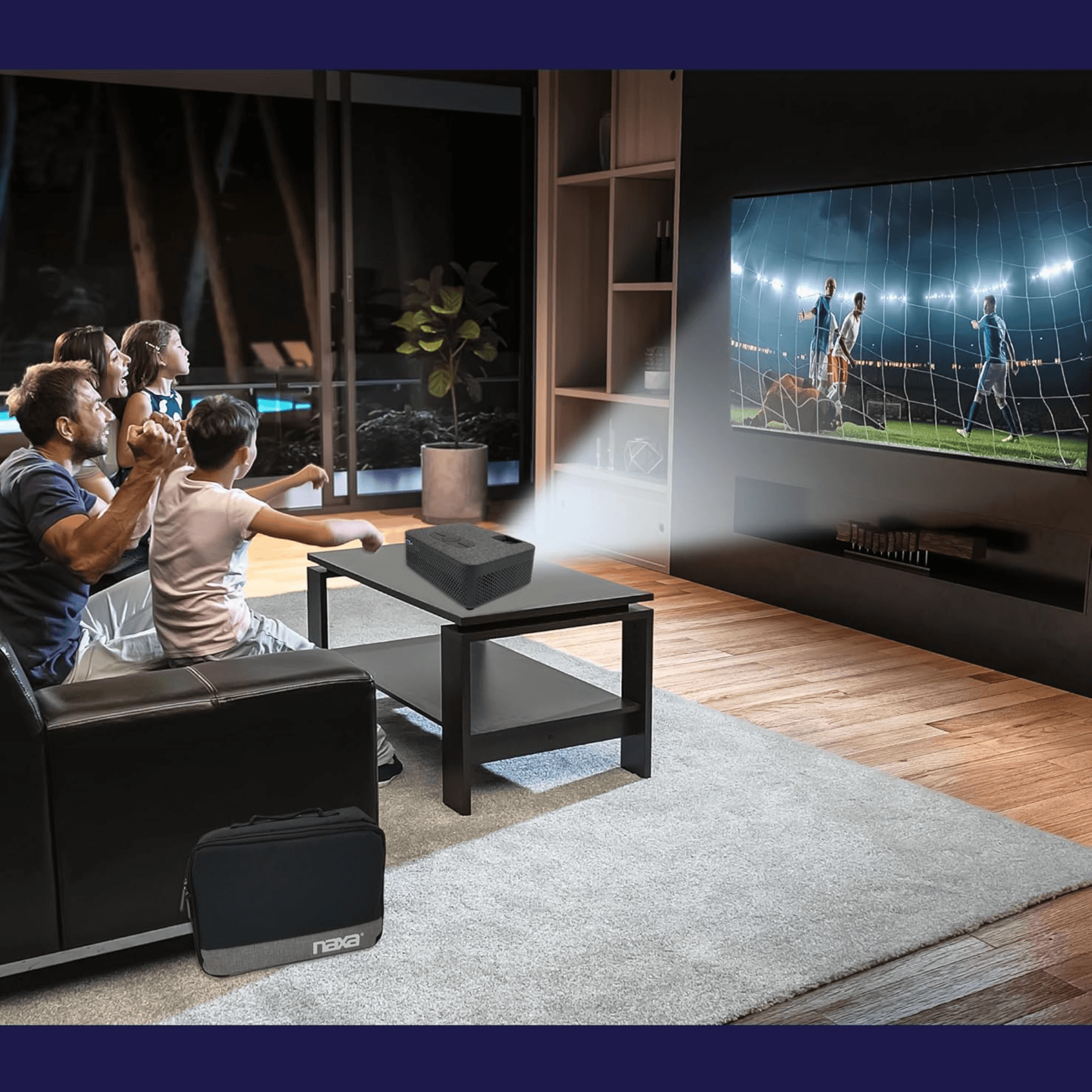 Naxa 150” Home Theater LCD Projector Combo