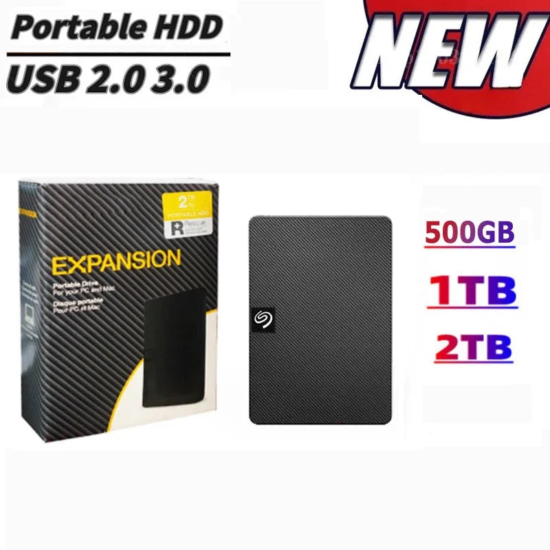 For Seagate Portable External Hard Drive New Style USB 2.5 Inch 3.0 SSD High Speed Portable Portable Laptops And Computers/PC