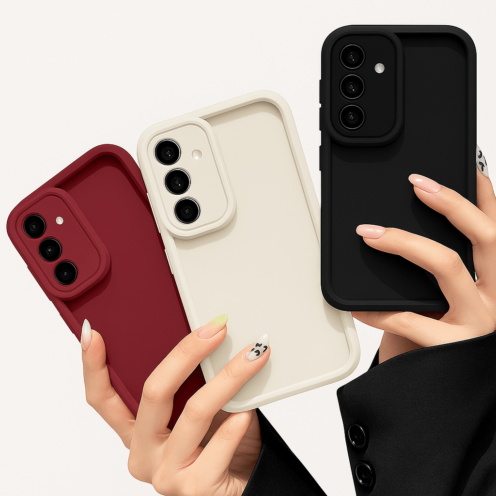 Candy Color Soft Silicone Phone Case | Matte TPU Cover for Samsung Galaxy