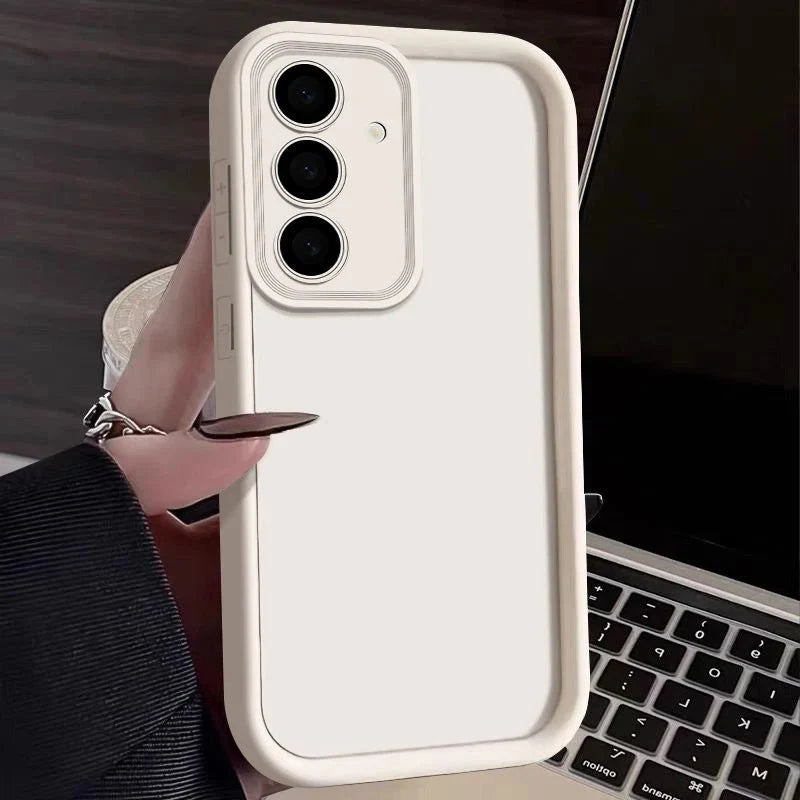 Candy Color Soft Silicone Phone Case | Matte TPU Cover for Samsung Galaxy
