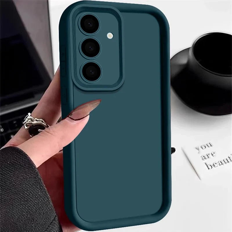Candy Color Soft Silicone Phone Case | Matte TPU Cover for Samsung Galaxy