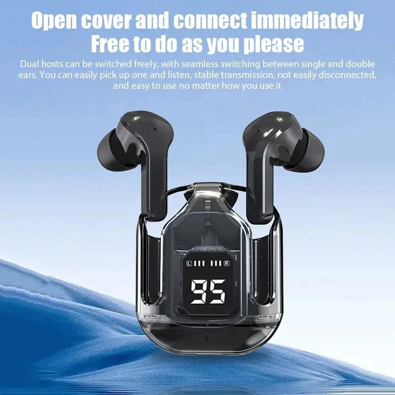 Sports Stereo Bass TWS Earbuds | Wireless Bluetooth 5.0 Earbuds with Charging Case