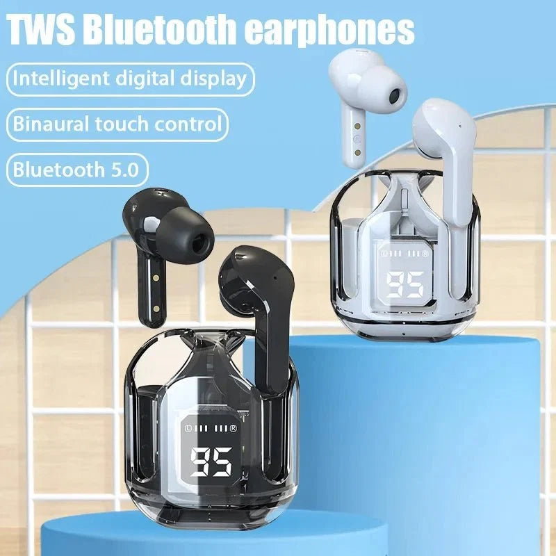 Sports Stereo Bass TWS Earbuds | Wireless Bluetooth 5.0 Earbuds with Charging Case