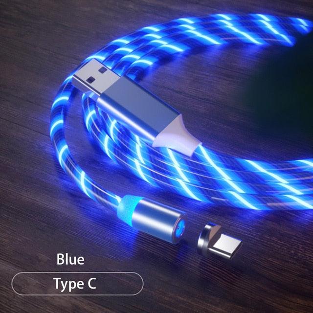 Magnetic USB Car Phone Charger Cable (360° Rotating)