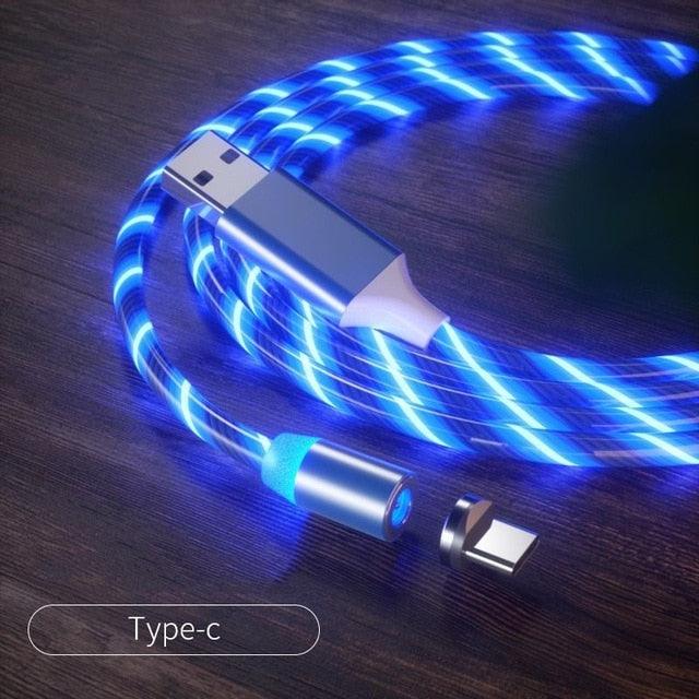 Magnetic USB Car Phone Charger Cable (360° Rotating)