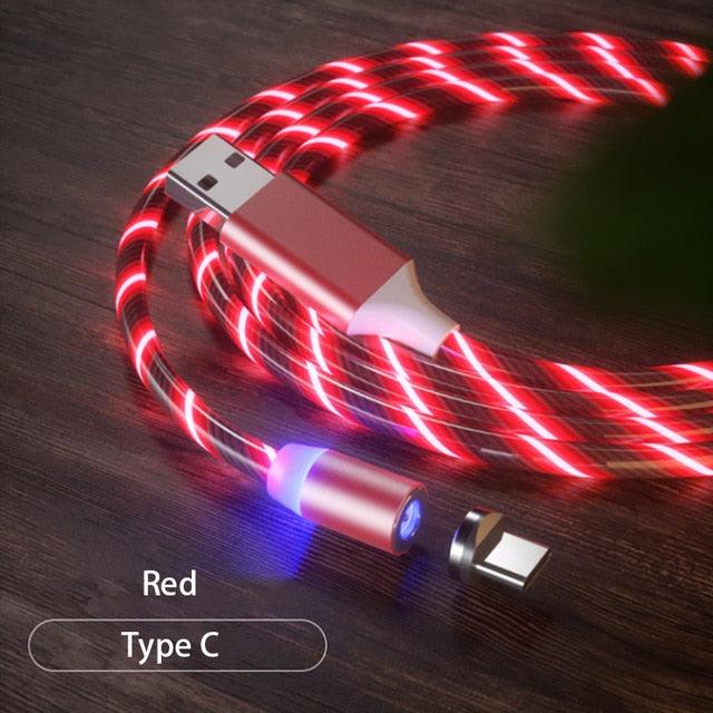 Magnetic USB Car Phone Charger Cable (360° Rotating)