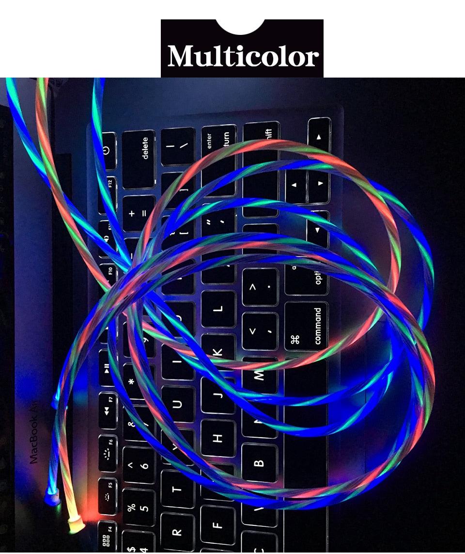 Magnetic USB Car Phone Charger Cable (360° Rotating)
