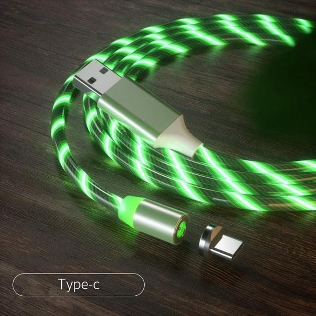 Magnetic USB Car Phone Charger Cable (360° Rotating)