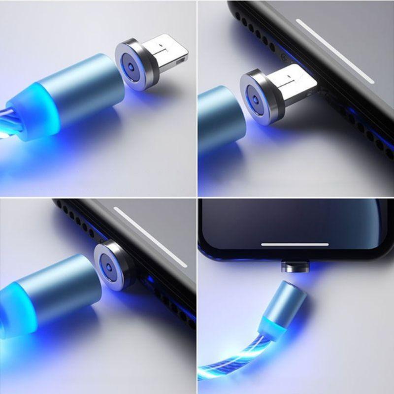 Magnetic USB Car Phone Charger Cable (360° Rotating)