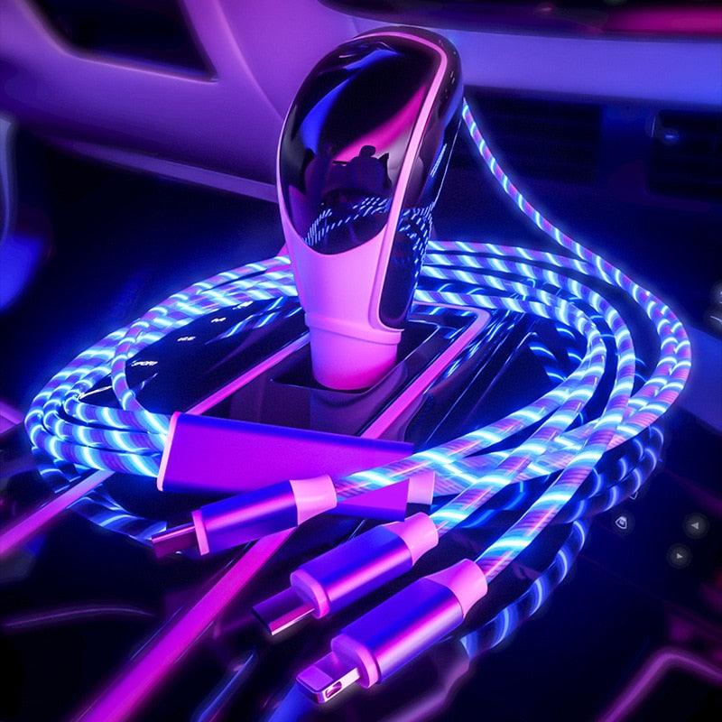 Magnetic USB Car Phone Charger Cable (360° Rotating)