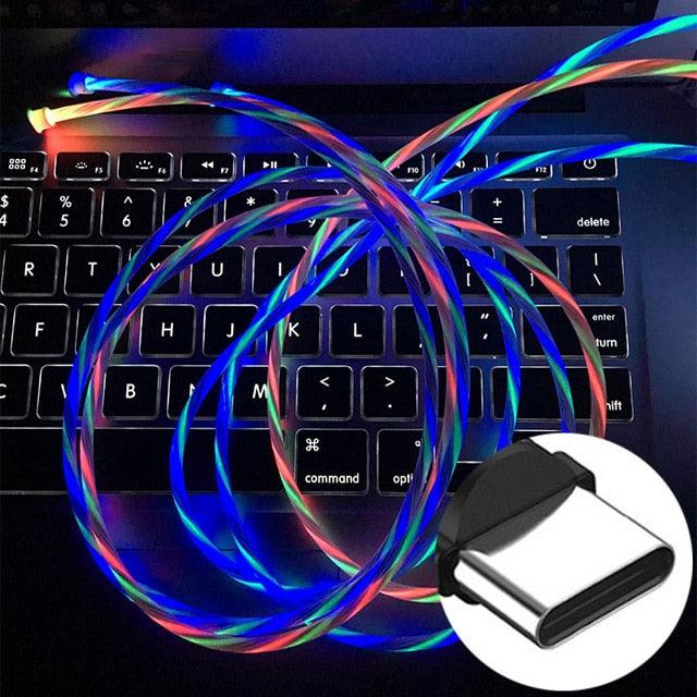 Magnetic USB Car Phone Charger Cable (360° Rotating)