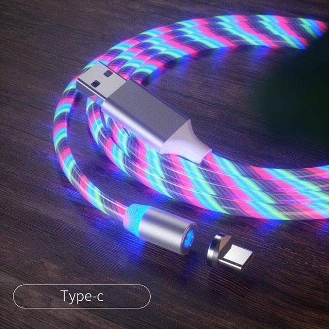 Magnetic USB Car Phone Charger Cable (360° Rotating)