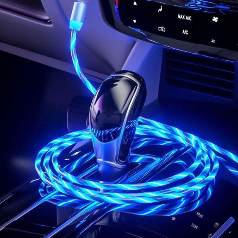 Magnetic USB Car Phone Charger Cable (360° Rotating)